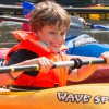 Children in Canoes