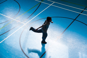 Boy Playing football
