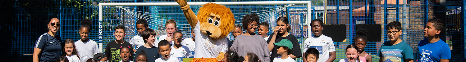 John the Lyon with children